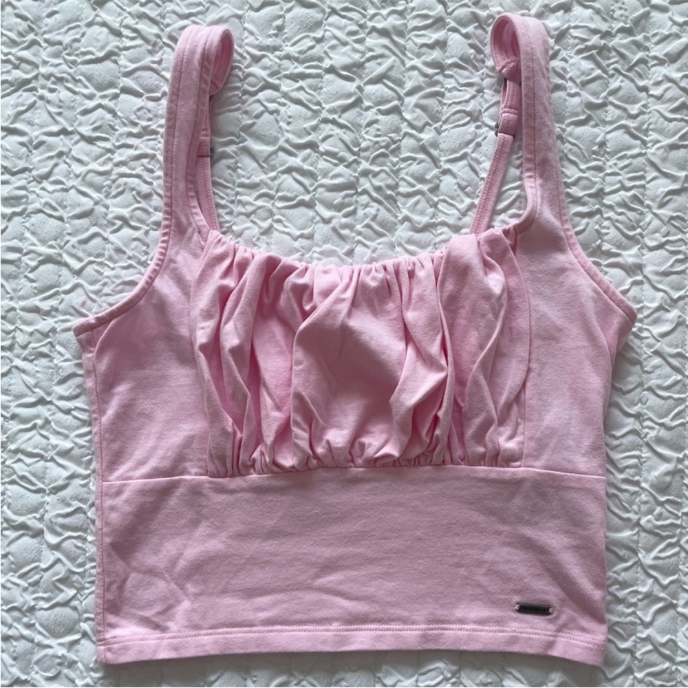 Hollister Women's Small Pink Crop Top